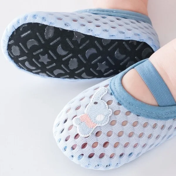 Тапочки для малышей на стопу 11,5 см 2 пары Желтый/Голубой (C00861) - фото 4 Тапочки для малышей на стопу 11,5 см 2 пары Желтый/Голубой (C00861) - фото 4