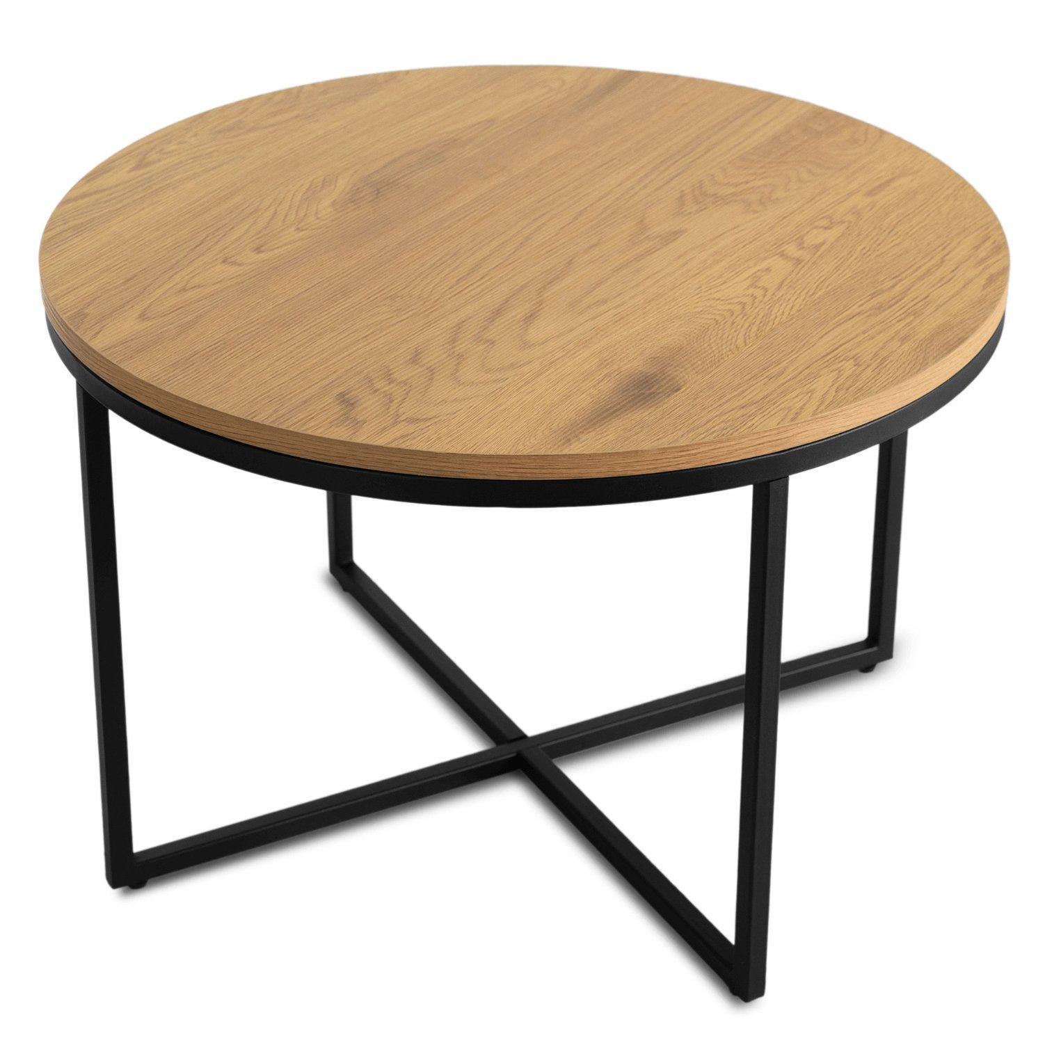 Журнальний стіл Mebel Elite HANTEL Дуб золотий (ME.HANTEL/DZ/CZ/L) - фото 4 Журнальний стіл Mebel Elite HANTEL Дуб золотий (ME.HANTEL/DZ/CZ/L) - фото 4