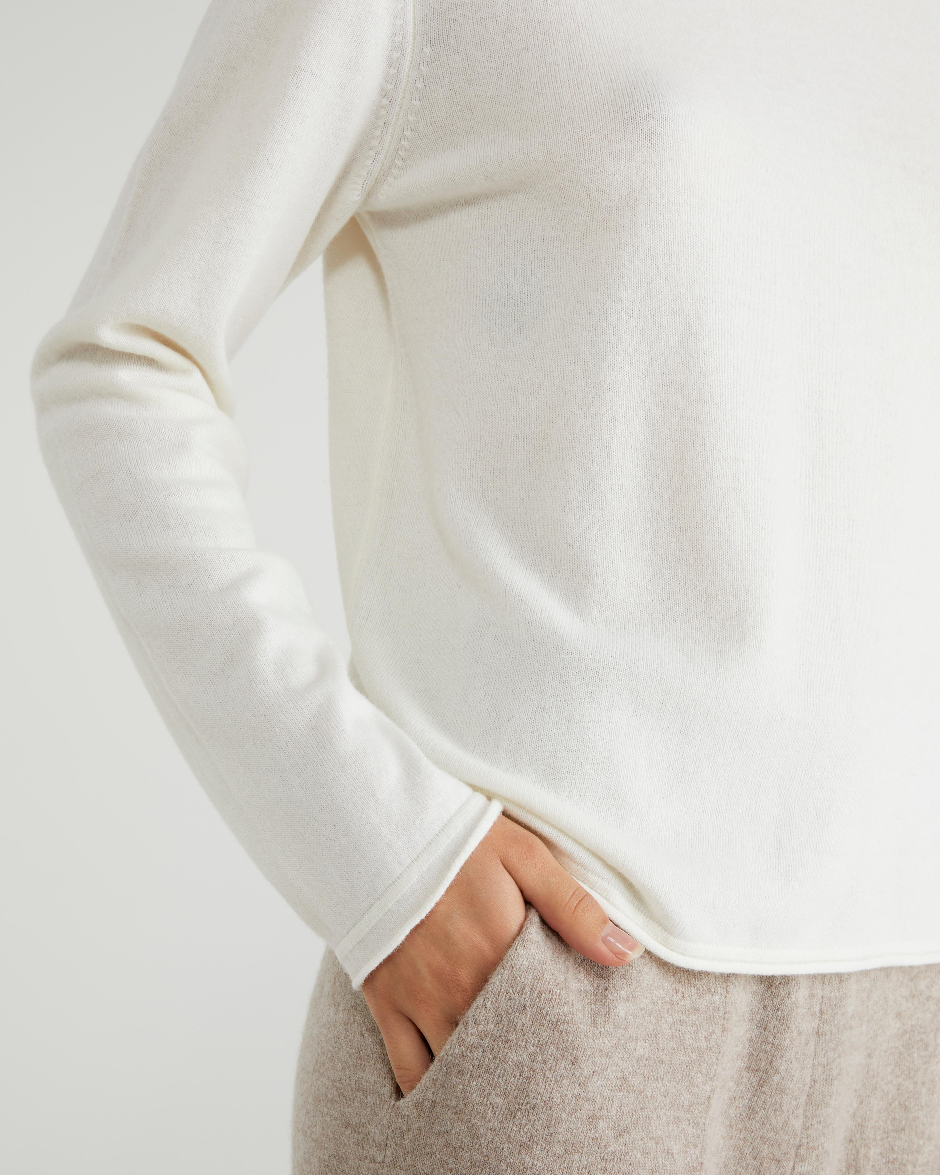 Светр жіночий Benetton 1035d2509 L Білий - фото 2 Светр жіночий Benetton 1035d2509 L Білий - фото 2