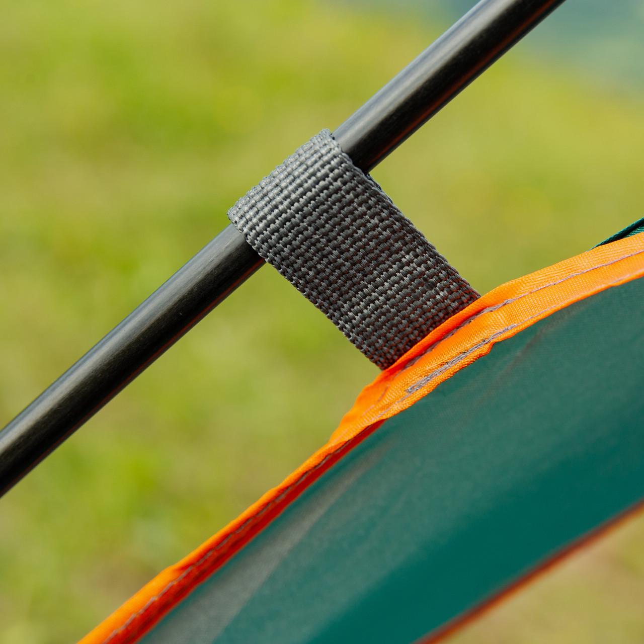 Палатка автоматическая на 2-4 человека двухслойная 200х230х130 см Зеленый (25743157) - фото 6