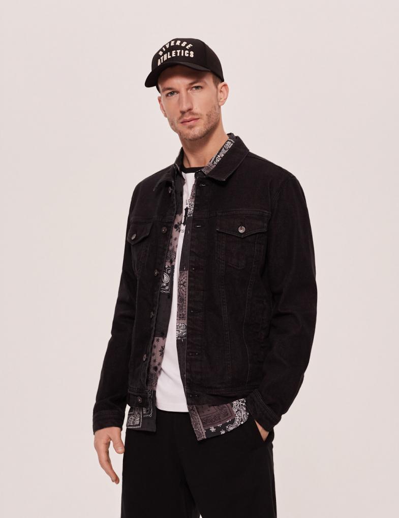 Куртка мужская джинсовая Diverse JEANO XL Черный (5902598682659)