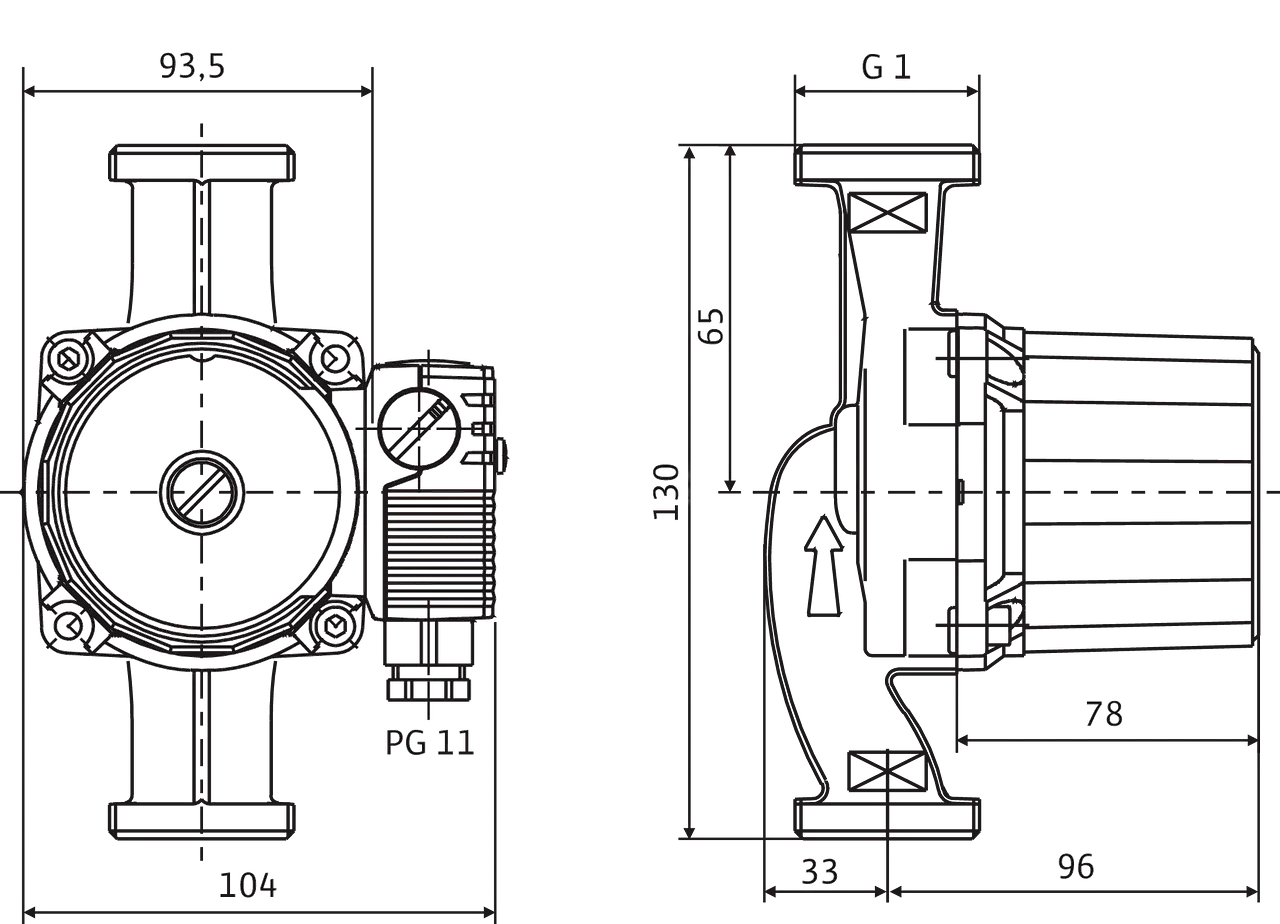 Циркуляційний насос Wilo Star-RS 15/6 (4063803) - фото 3