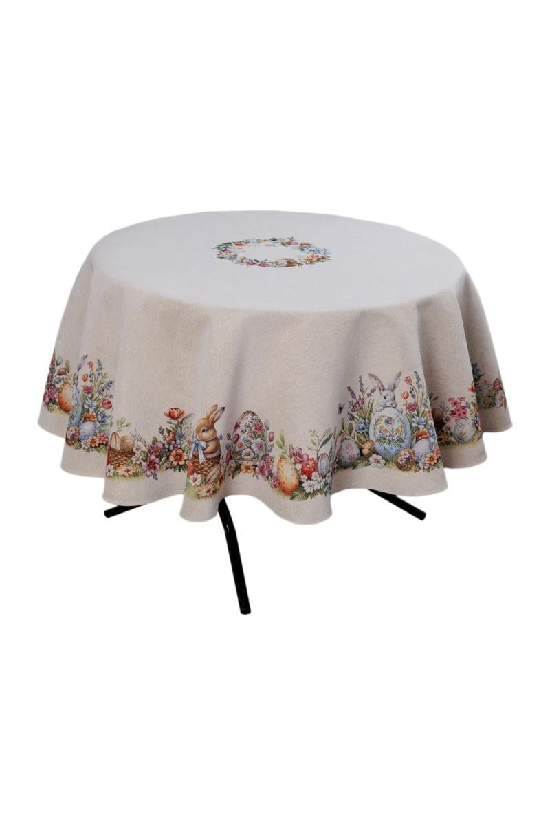 Скатерть круглая Прованс Соцветия D 180 см (044104) Скатерть круглая Прованс Соцветия D 180 см (044104)