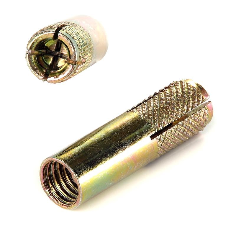 Дюбель Apro забивний сталевий М10/12х40 цинк жовтий 20 шт. (TSR101240)