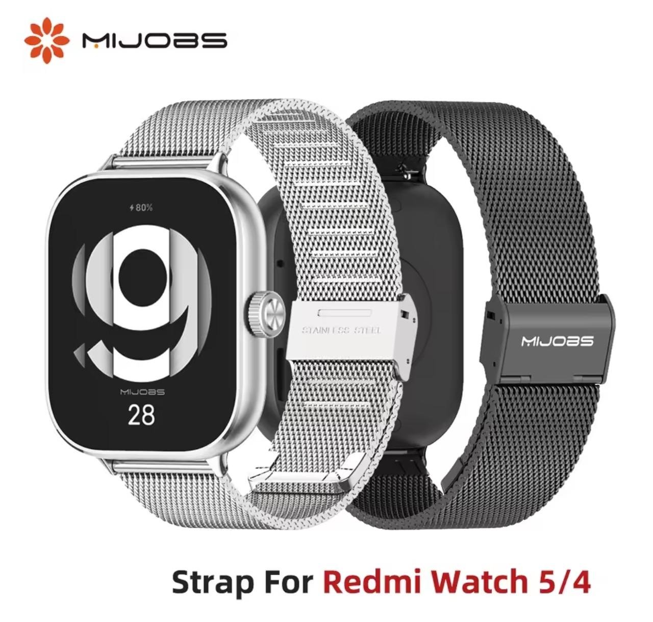 Ремінець для фітнес-браслетів Mijobs для Redmi Watch 5 Xiaomi 220 мм Чорний (2744198027) - фото 3 Ремінець для фітнес-браслетів Mijobs для Redmi Watch 5 Xiaomi 220 мм Чорний (2744198027) - фото 3