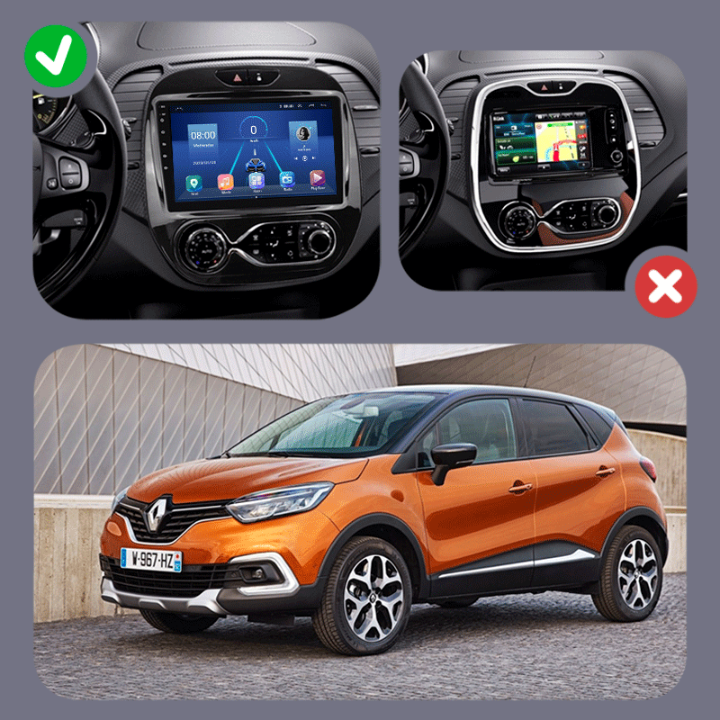 Магнітола штатна Lesko 9" для Renault Captur I 2012-2017 6/128Gb 4G Wi-Fi GPS Top - фото 3