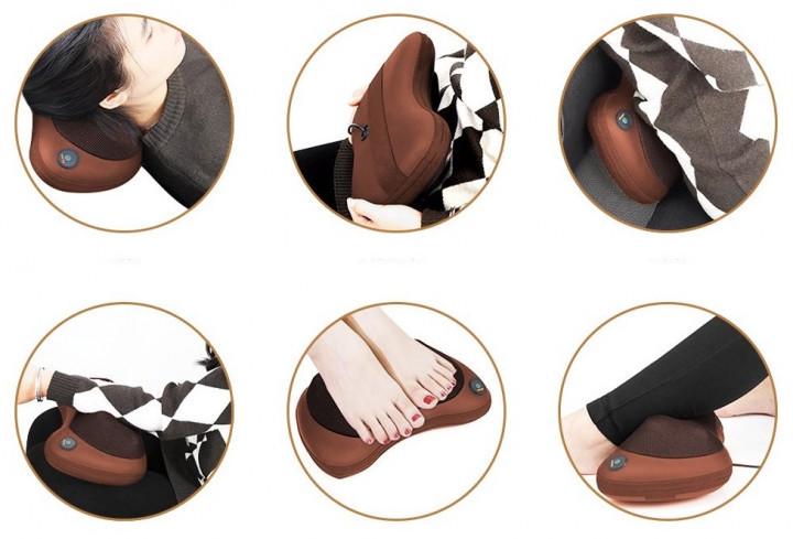 Роликовая подушка для массажа Massage Pillow Car and Home - фото 5