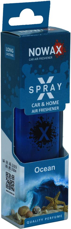 Ароматизатор Nowax X Spray Ocean спрей 50 мл