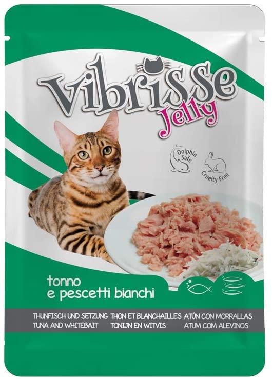 Блок паучей для кошек с тунцем и корюшкой в желе Croci Vibrisse Jelly 18 шт. 70 г (1522967217) Блок паучей для кошек с тунцем и корюшкой в желе Croci Vibrisse Jelly 18 шт. 70 г (1522967217)