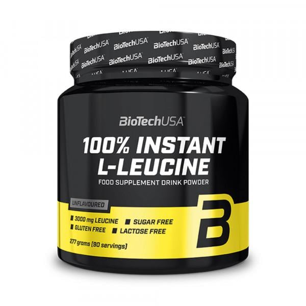 Люцин для спорта BioTechUSA 100% Instant L-leucine 277 g /90 servings/ Unflavored - фото 1