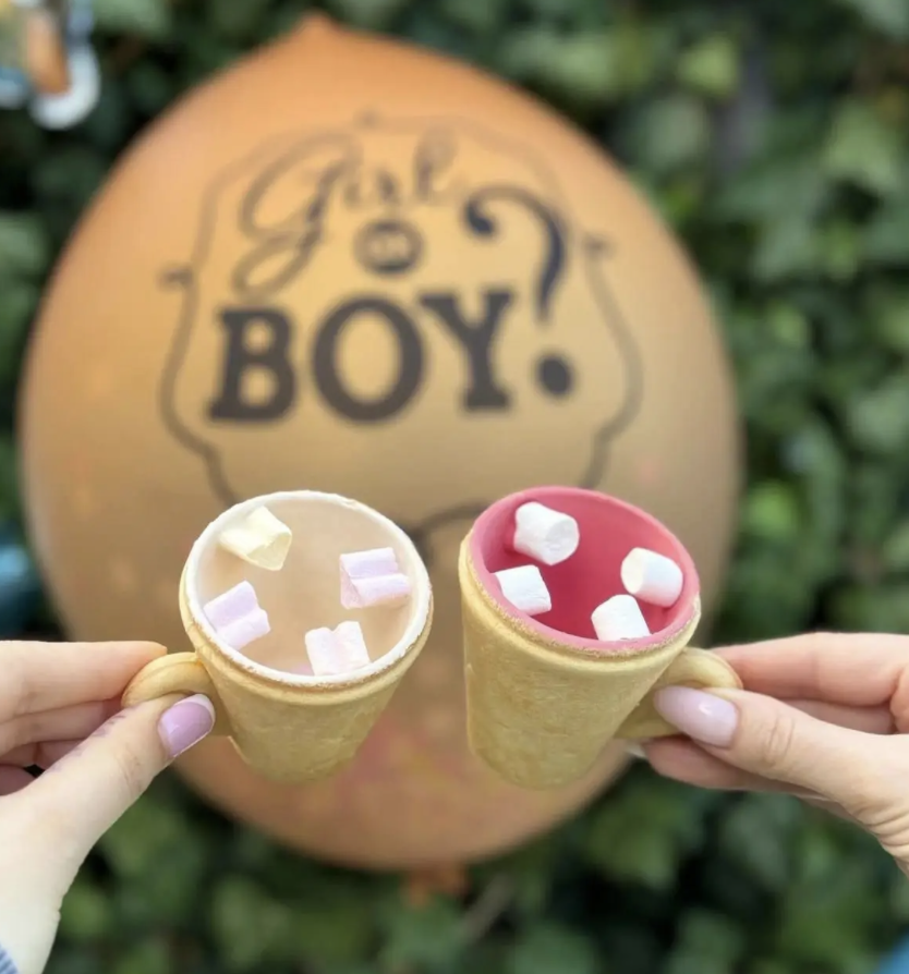 Подарочный набор 8 шт. съедобных чашек с маршмеллоу на Новый год/Рождество/Николая печенье/шоколад/маршмеллоу для горячих напитков (Е500137(8) - фото 4