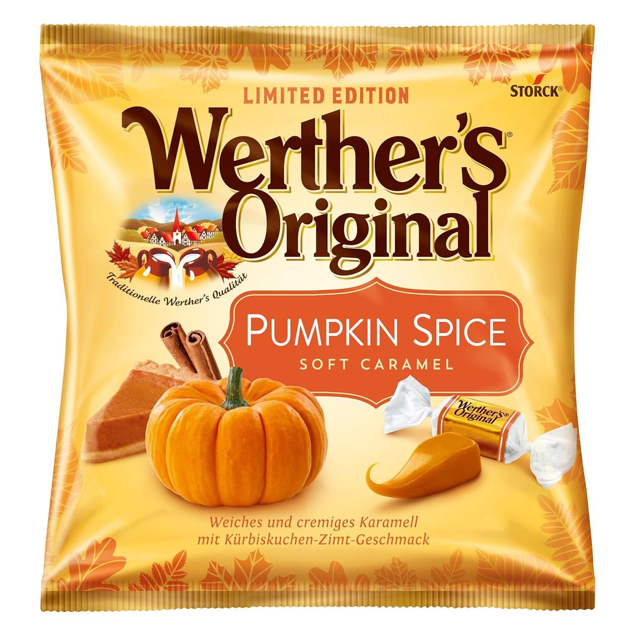 Конфеты Werther's Original Pumpkin Spice Soft Caramel 180 г (2462254478)