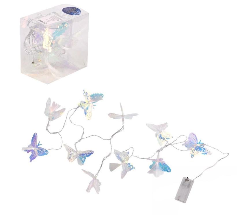 Гирлянда светодиодная HOME R96305 Бабочки 2 м 10 LED 2AA