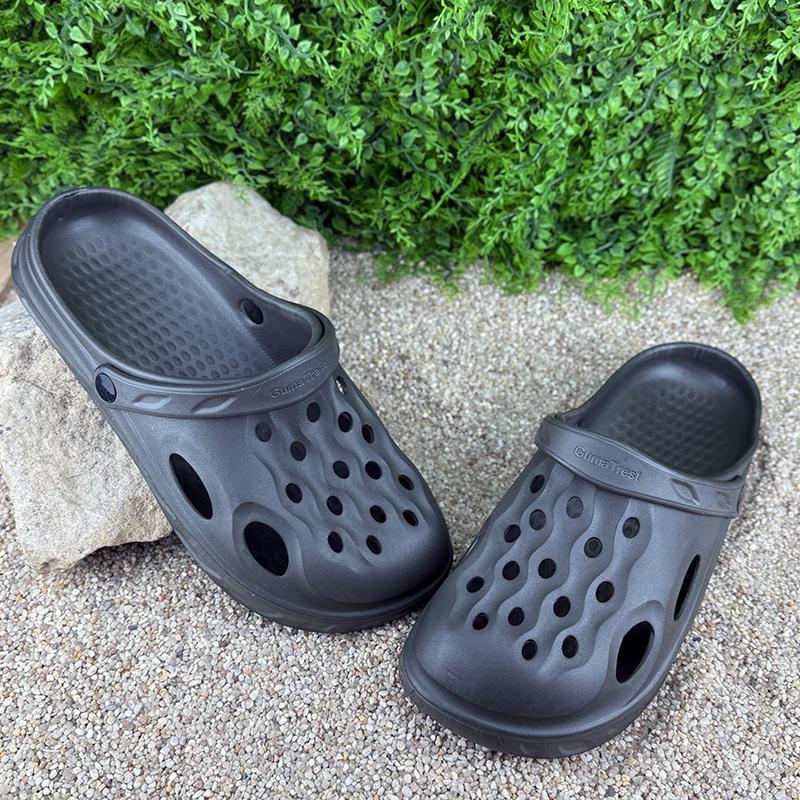 Крокси чоловічі пінові VS-003006-2 p. 45 29-29,5 см Темно-сірий