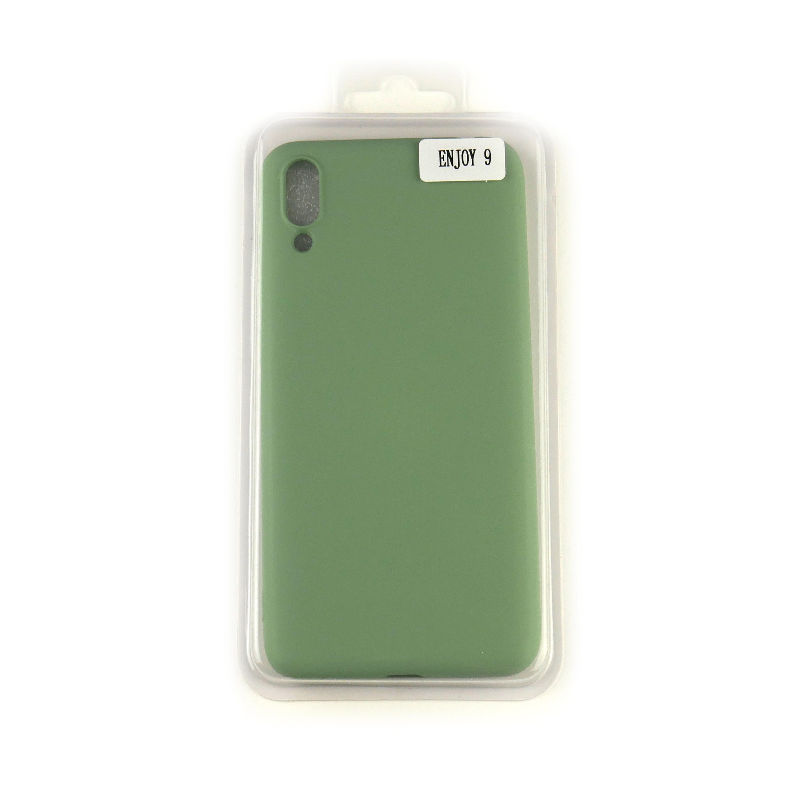 Чехол Silicone Case Full Cover Huawei Enjoy 9 Зеленый