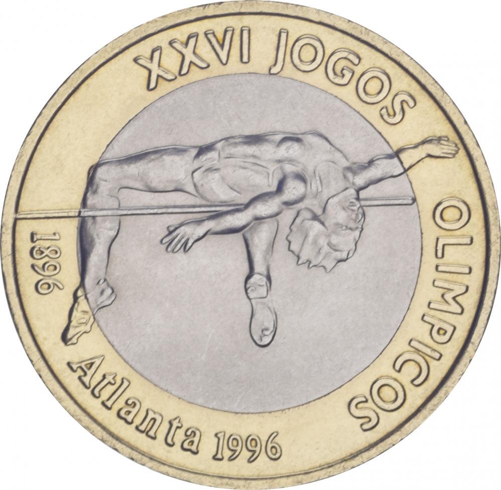 Колекційна монета Португалія 200 ескудо 1996 Олімпіада в Атланті AU-UNC (KM#687)