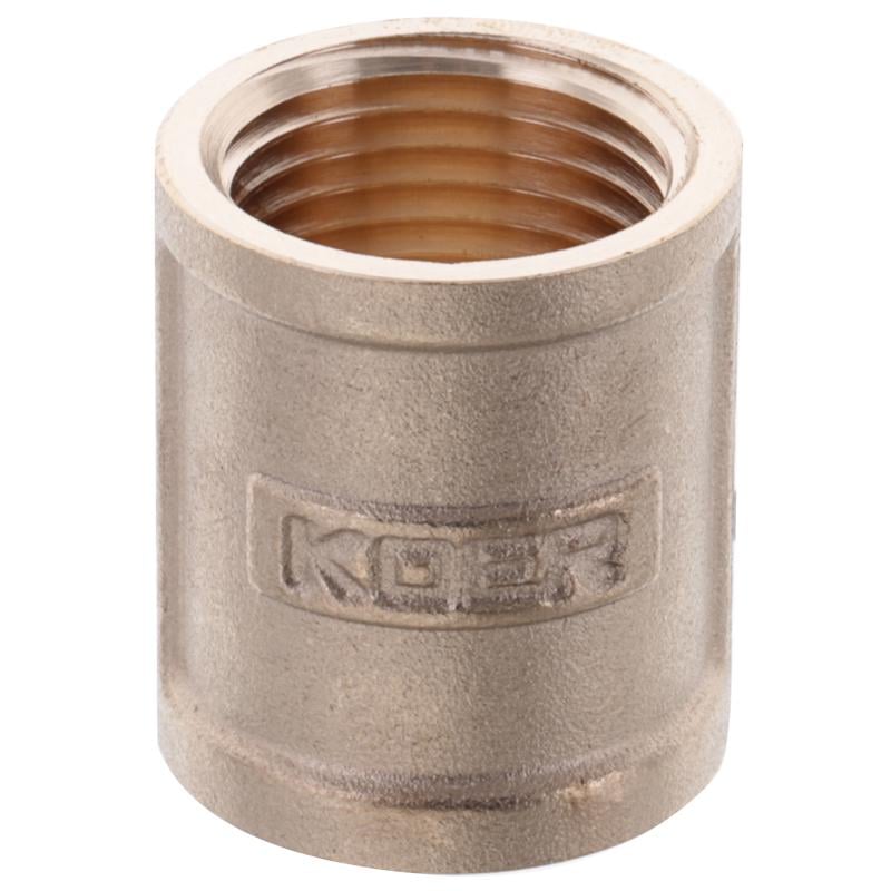 Муфта KOER KR3025 латунь внутренняя-наружная 1/2" (99262) - фото 3 Муфта KOER KR3025 латунь внутренняя-наружная 1/2" (99262) - фото 3