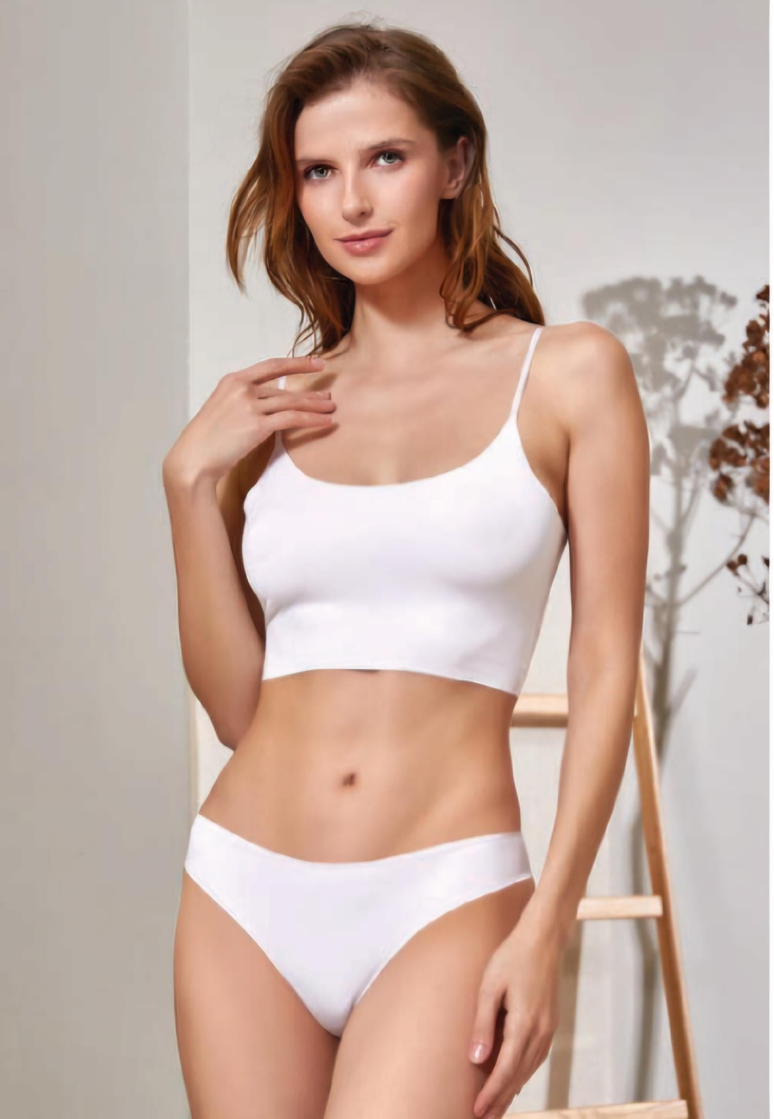 Трусы бесшовные L Белый (32520715)