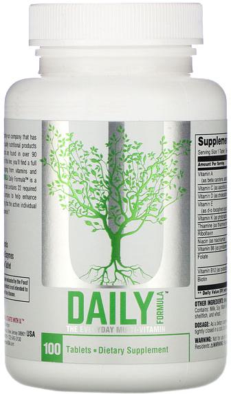 Витаминно-минеральный комплекс для спорта Universal Nutrition Daily Formula 100 Tabs