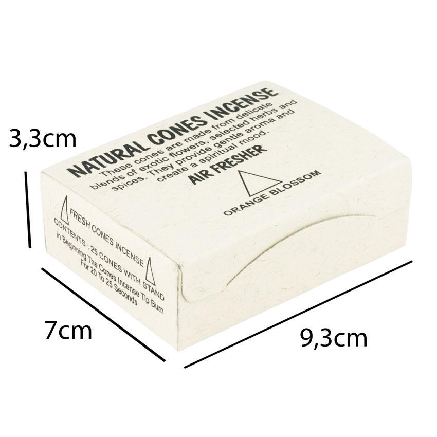 Благовония Непальские конусные Флердоранж 25 конусов с подставкой 9,3х7х3,3 см (27869) - фото 2 Благовония Непальские конусные Флердоранж 25 конусов с подставкой 9,3х7х3,3 см (27869) - фото 2