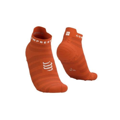 Шкарпетки Compressport Pro Racing Socks V4.0 Ultralight Run Low T2 Fire/White