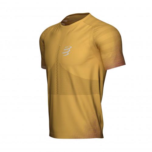 Футболка беговая Compressport Racing SS Tshirt S Honey Gold (c0f8e33f)