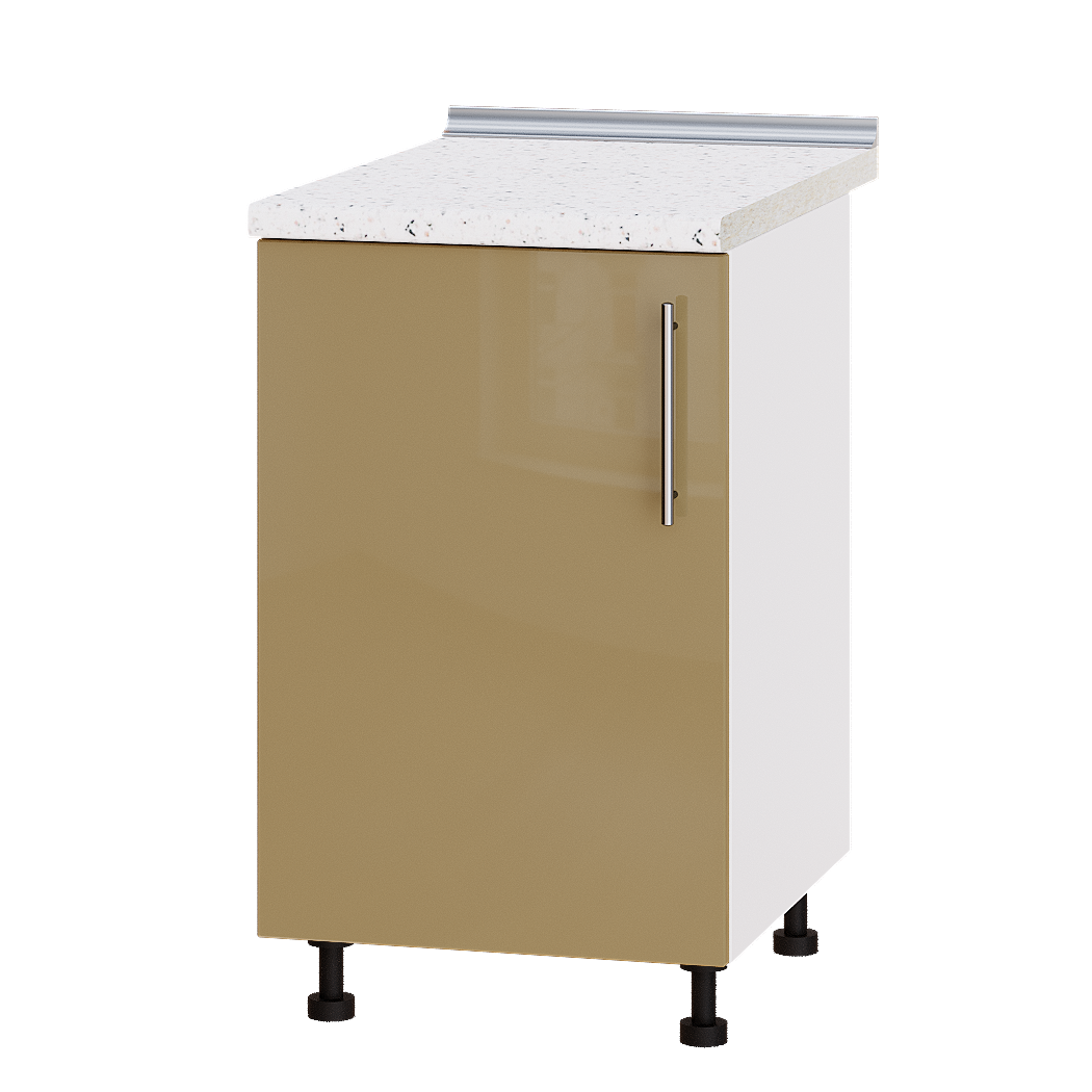 Шафа нижня Еверест Модерн модуль Низ Н83-500 50х47х85 см Мокко глянець/Білий (02915)