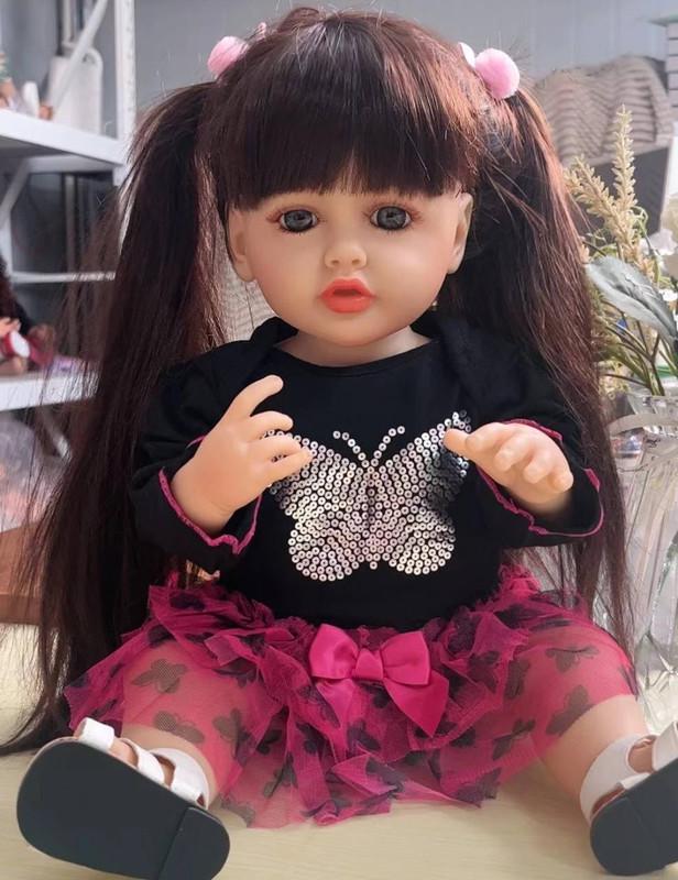 Лялька Лілія Reborn Doll Вінілова можна купати