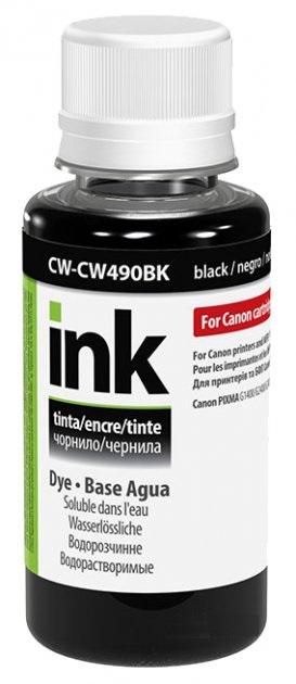 Чернила CW Canon PIXMA G1400/G2400/G3400 CW-CP490BK01 100 мл Black Pigment (CW-CP490BK01)