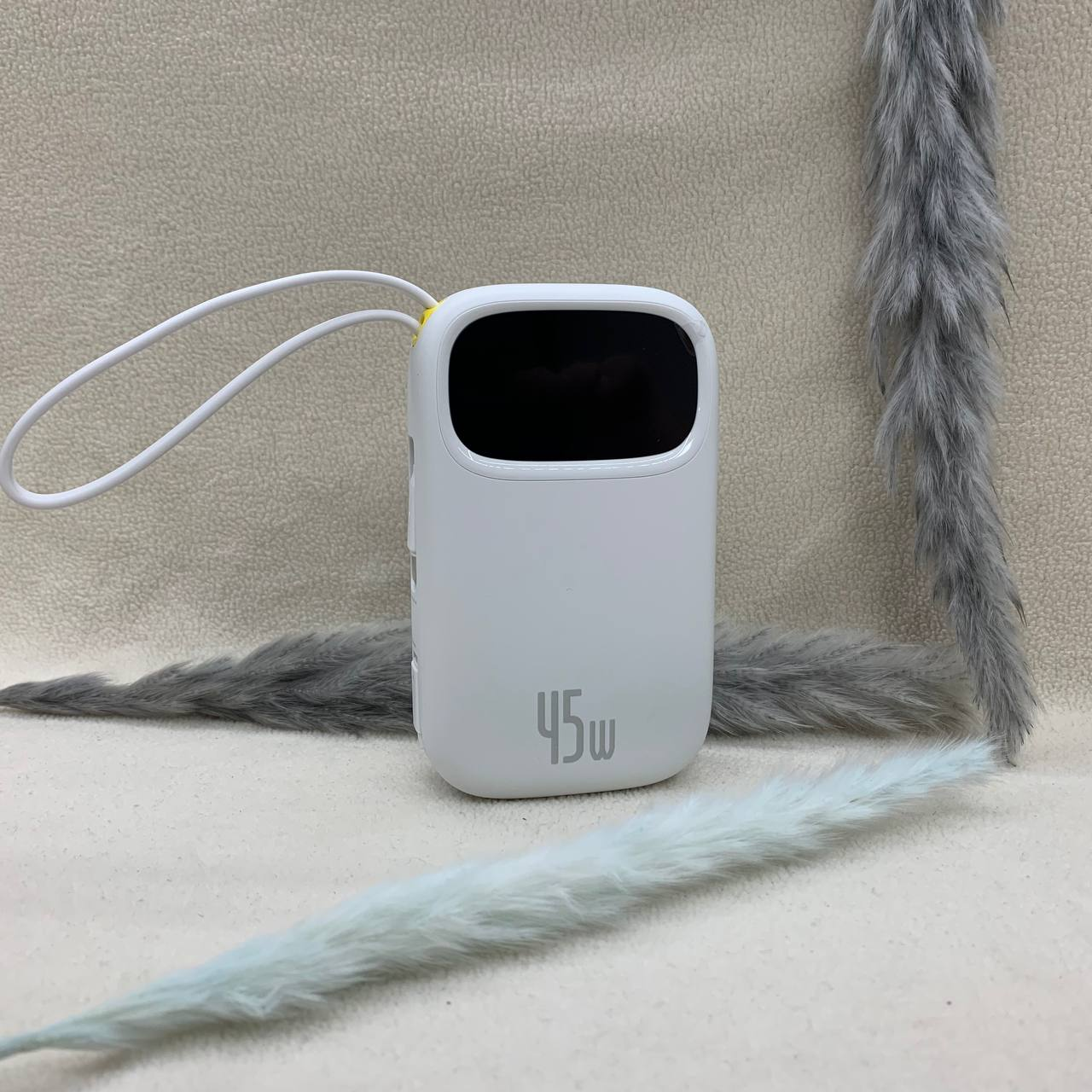 Повербанк Baseus EnerFill FC31 20000 mAh/45W с LCD-дисплеем 4 портами и быстрой зарядкой Белый