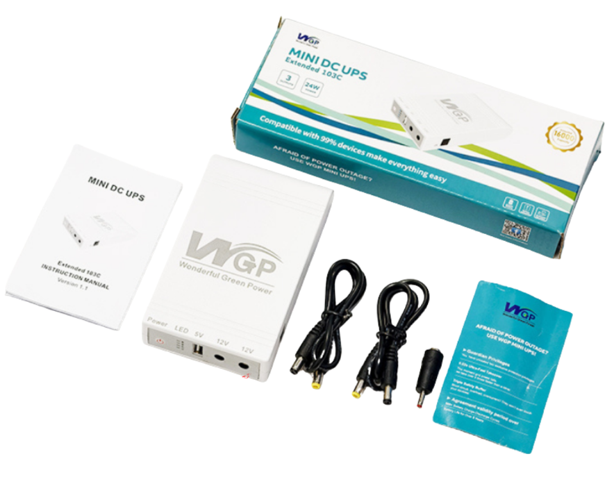 Повербанк WGP MINI DC UPS WGP103C 20000 мАг без блока живлення