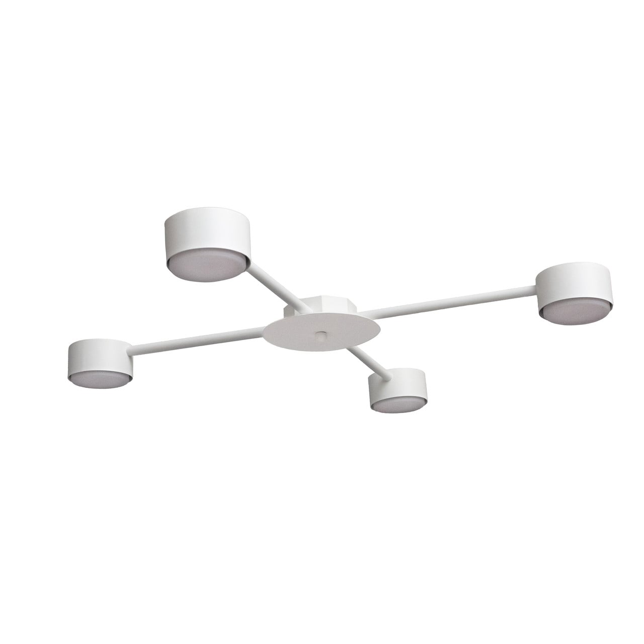 Люстра потолочная MSK ELECTRIC Copter GX53 NL 8040-4 WH Белый (618809)