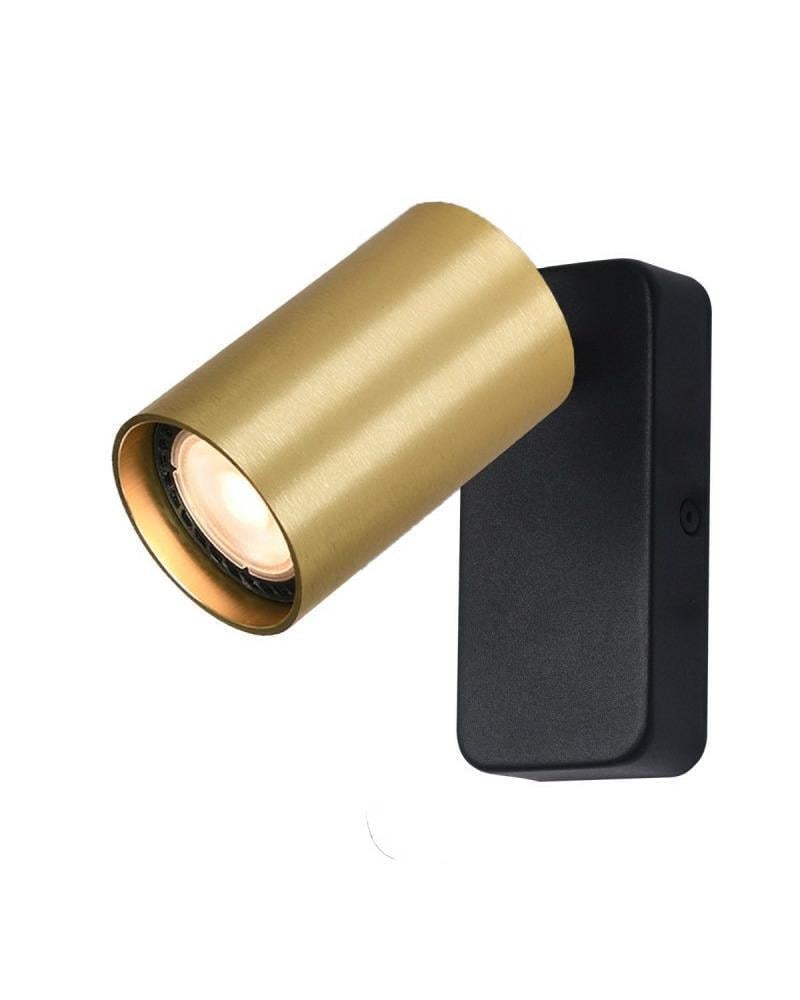 Бра Italux WL-23436-1-BK-GD Nesto GU10 1x10W IP20 Gold (24574975)