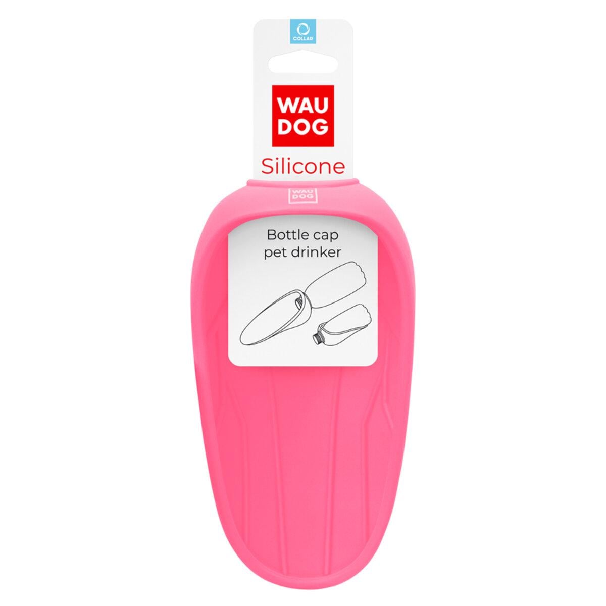 Поилка-насадка на бутылку WAUDOG Silicone 165х90 мм Розовый