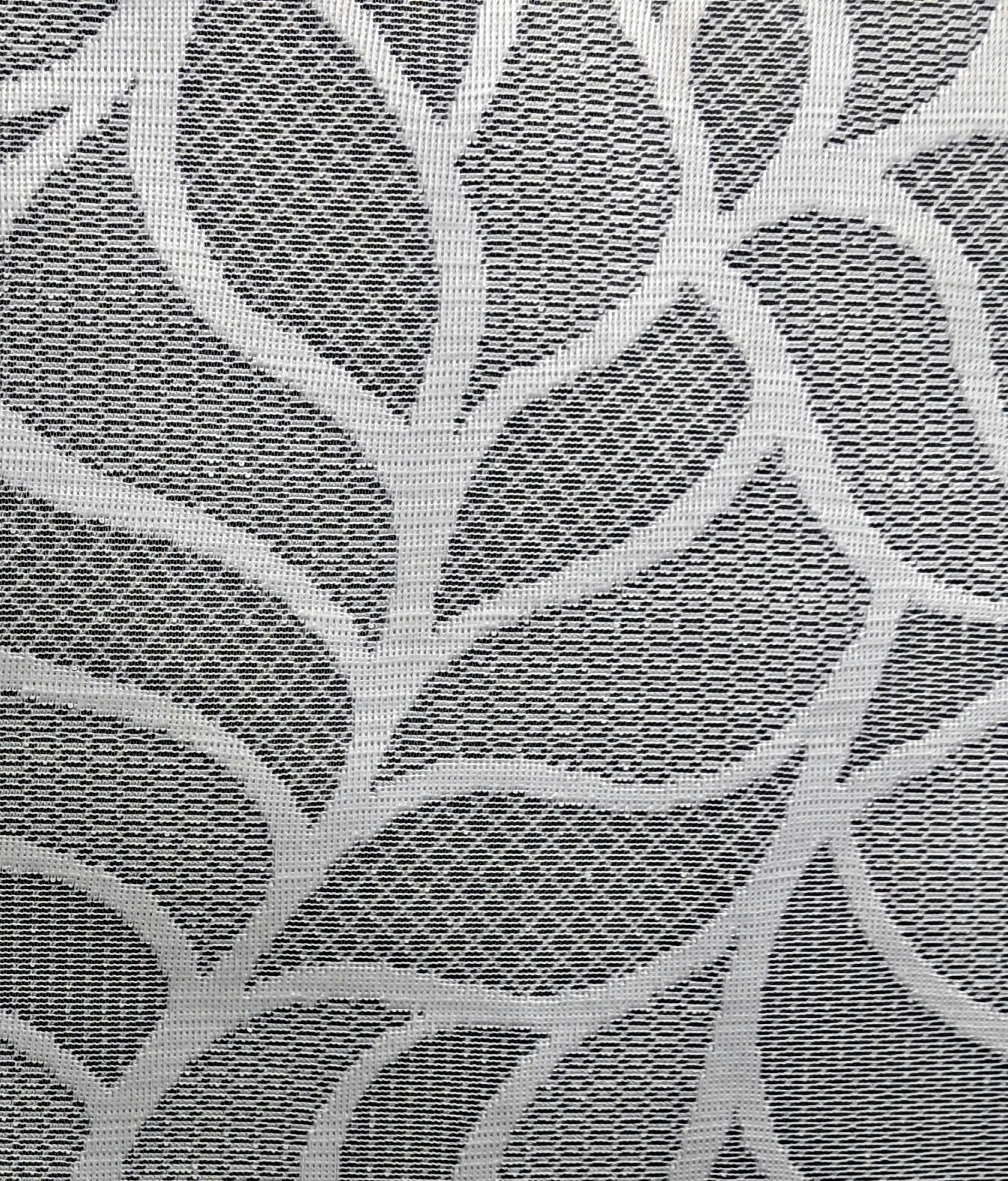 Гардина кухонная жаккардовая короткая 170х400 см Белый (1585) - фото 3 Гардина кухонная жаккардовая короткая 170х400 см Белый (1585) - фото 3