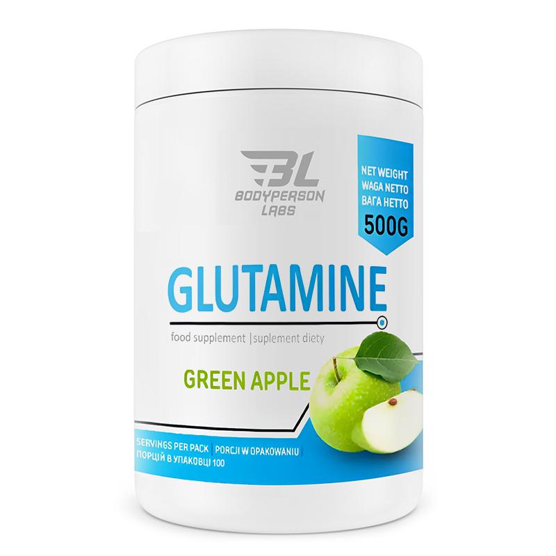 Глютамін L Bodyperson Labs Glutamine Apple 500 g