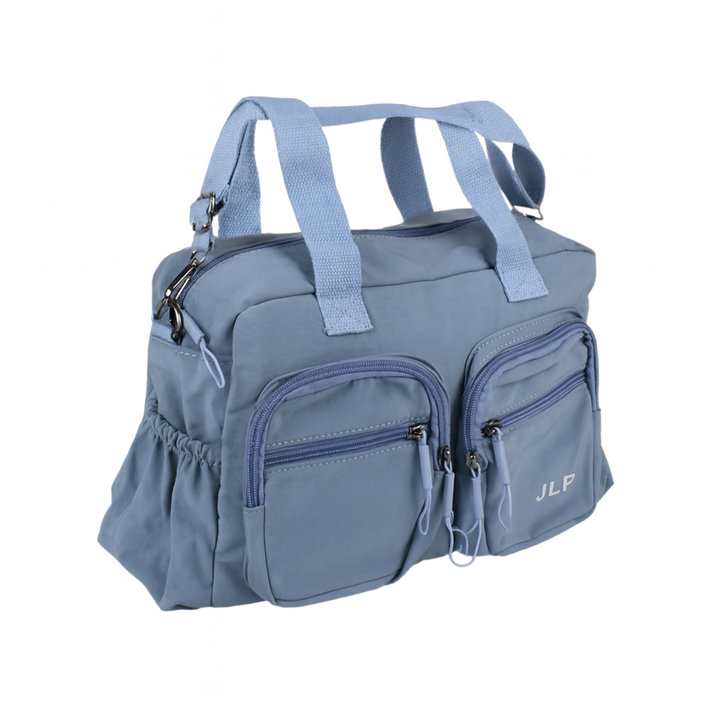 Дорожная сумка JLP 5 отделений водоотталкивающая 32х21 см Серо-синий (R37038)