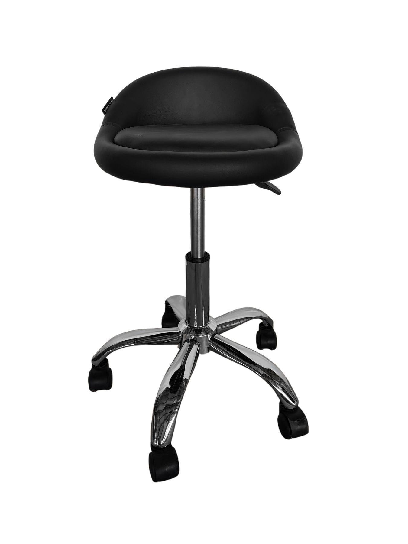 Табурет на колесах со спинкой круглый Черный (368130) - фото 8 Табурет на колесах со спинкой круглый Черный (368130) - фото 8