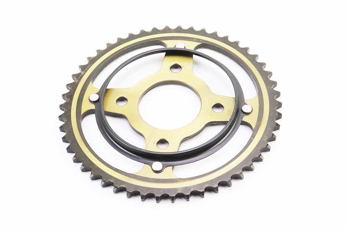 Звезда задняя к мотоциклу Viper-Zongshen GLPRO V200R 428-50T закаленная d 58 мм межболтовое расстояние 90 мм отверстия 10,4 мм (505264)