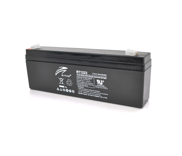 Аккумуляторная батарея для ИБП Ritar AGM RT1223 12V 2,3Ah F1 Black (629928)