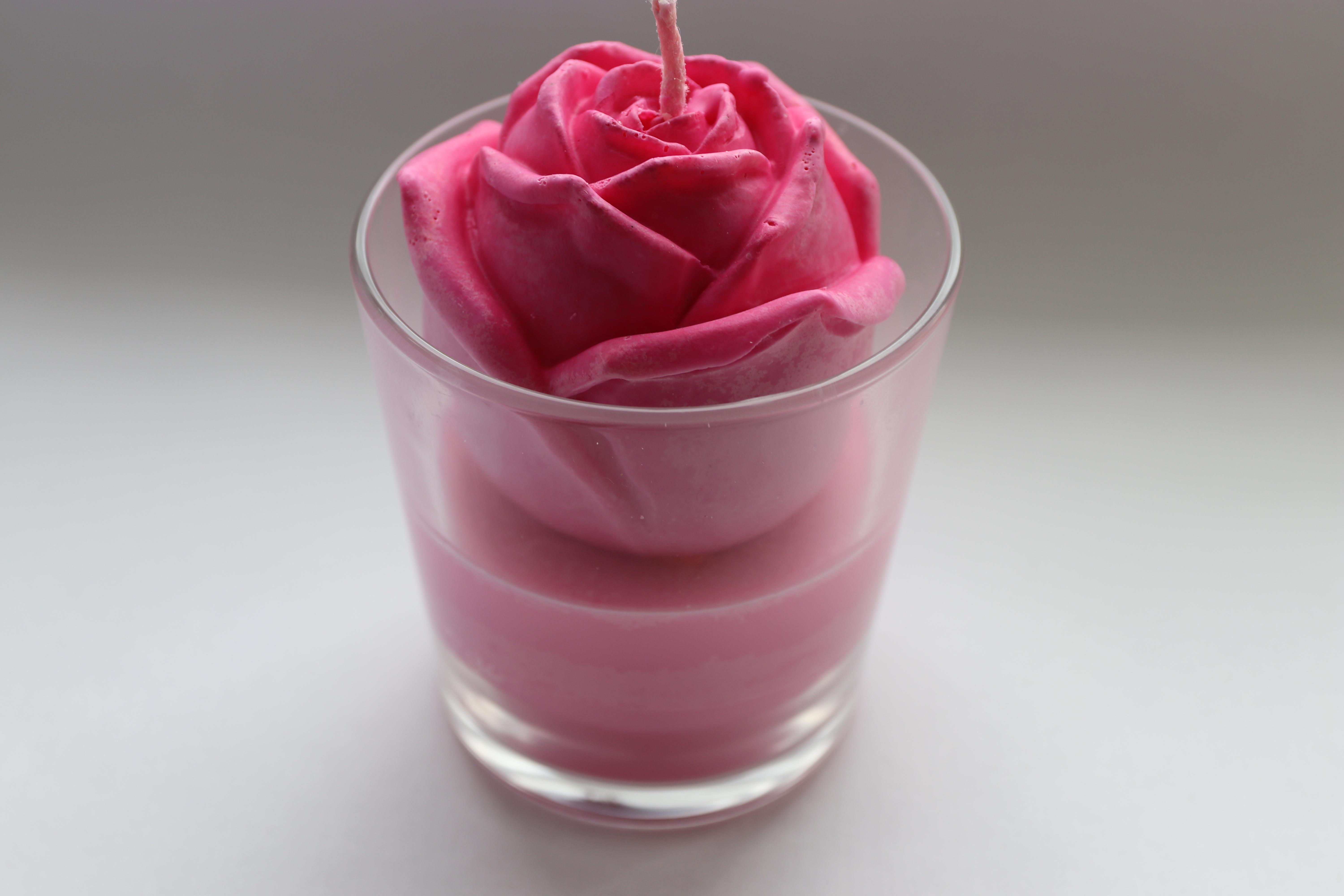 Свеча The radiance of peace роза соевый воск Розовый (1205251)