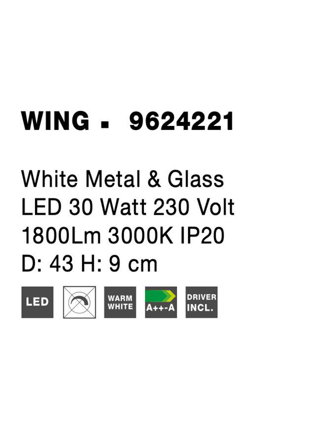 Светильник Nova Luce Wing (9624221) - фото 7