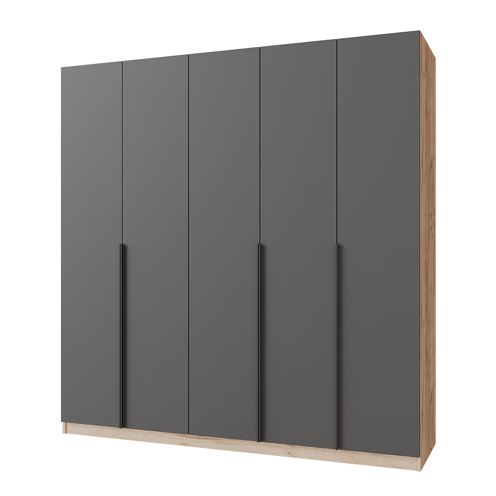 Шафа розпашна з тумбою Меблітренд Чиназес ЧиТ-2000 2000х500х2050 мм Дуб крафт золотий/Графітовий (27286697) - фото 1 Шафа розпашна з тумбою Меблітренд Чиназес ЧиТ-2000 2000х500х2050 мм Дуб крафт золотий/Графітовий (27286697) - фото 1