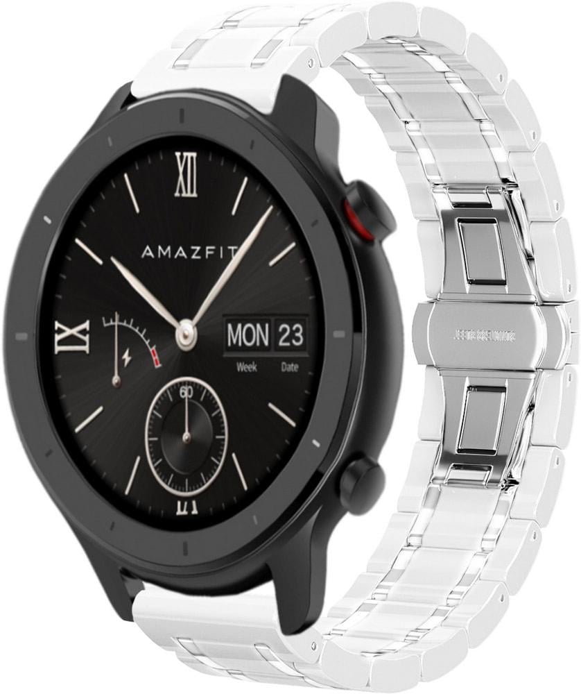 Ремешок керамический Ceramo для Amazfit GTR 42 мм White (28736-29) Ремешок керамический Ceramo для Amazfit GTR 42 мм White (28736-29)