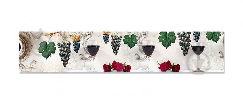 Наклейка виниловая кухонный фартук  Zatarga  "Красное вино"  600х3000 мм (Z181305/2)
