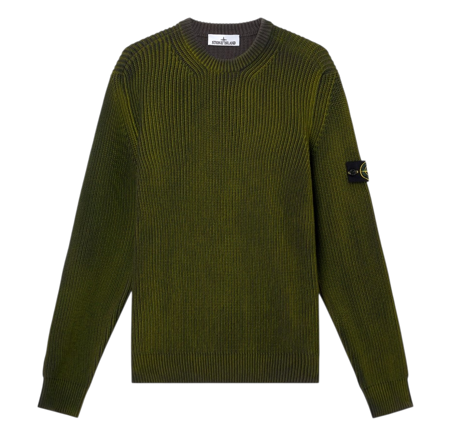 Джемпер в стиле Stone Island 5100016 Fisherman's Rib Organic Cotton с двухцветным эффектом Fern (SI07002.1L) Джемпер в стиле Stone Island 5100016 Fisherman's Rib Organic Cotton с двухцветным эффектом Fern (SI07002.1L)