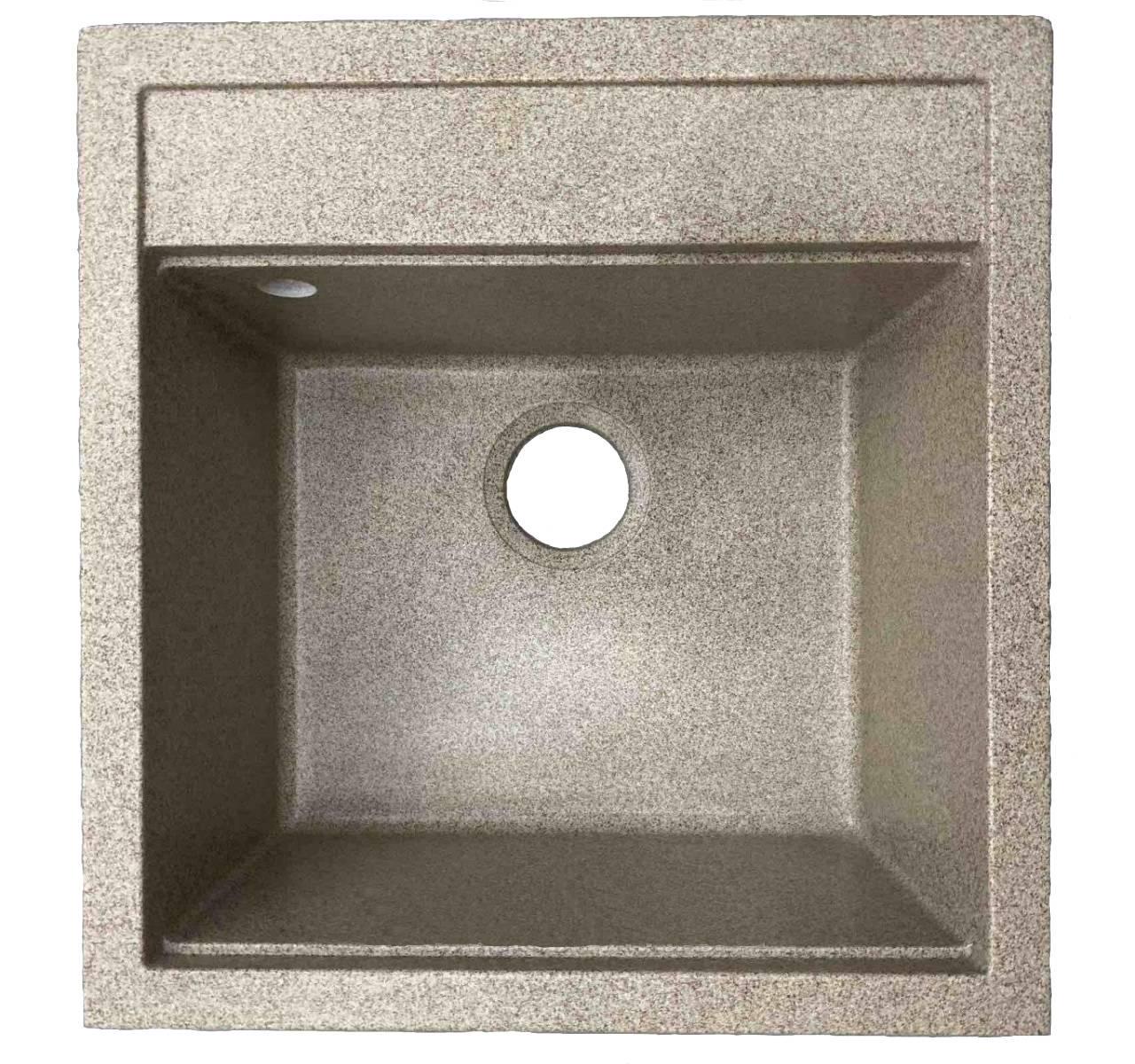 Мойка для кухни Platinum Fiesta 5149 матовый Коричнево-белый