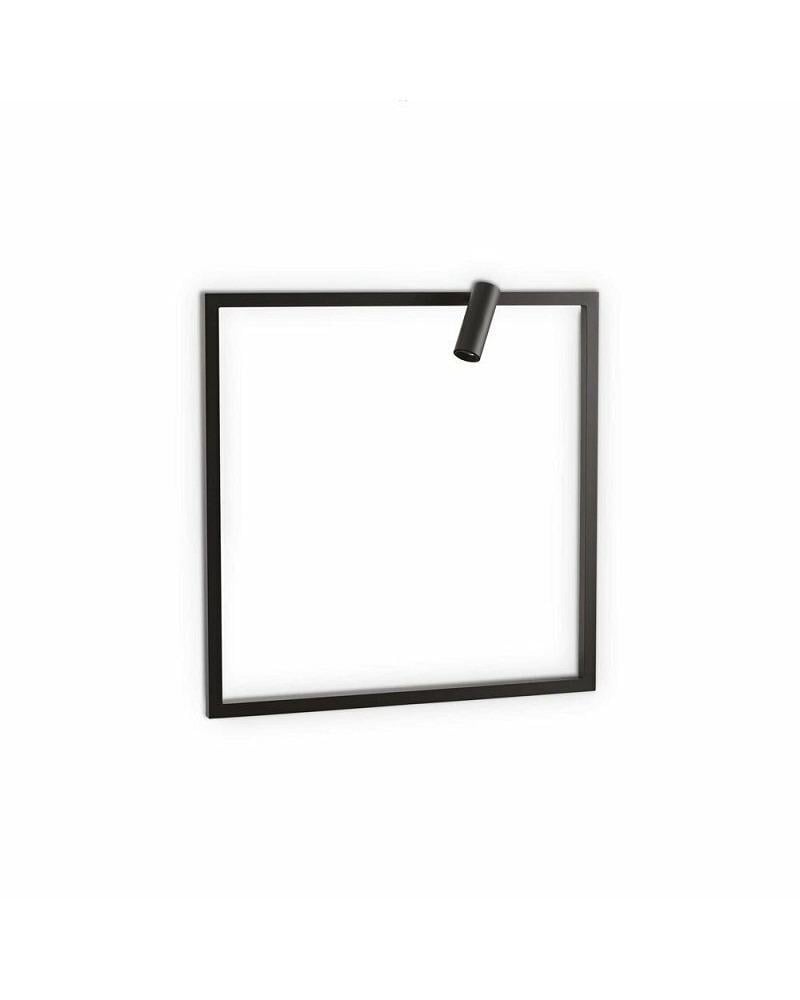 Бра Ideal Lux 271897 Syntesi Ap Square Nero LED 5W 3000K 500Lm IP20 (271897-Ideal)