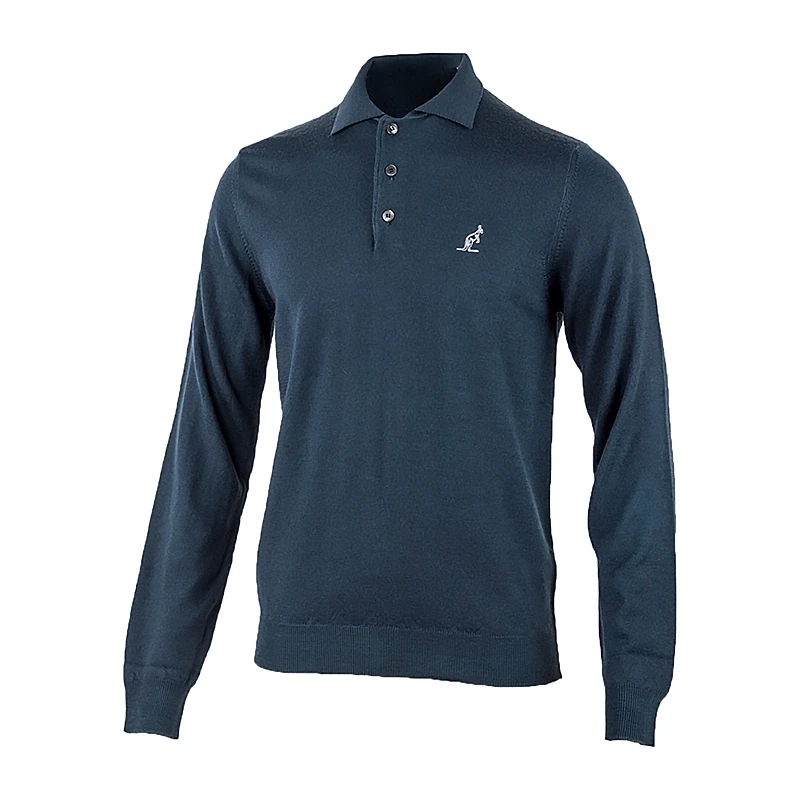 Кофта мужская Australian Sweater Polo Neck S Серый (LSUMA0013-061 S)