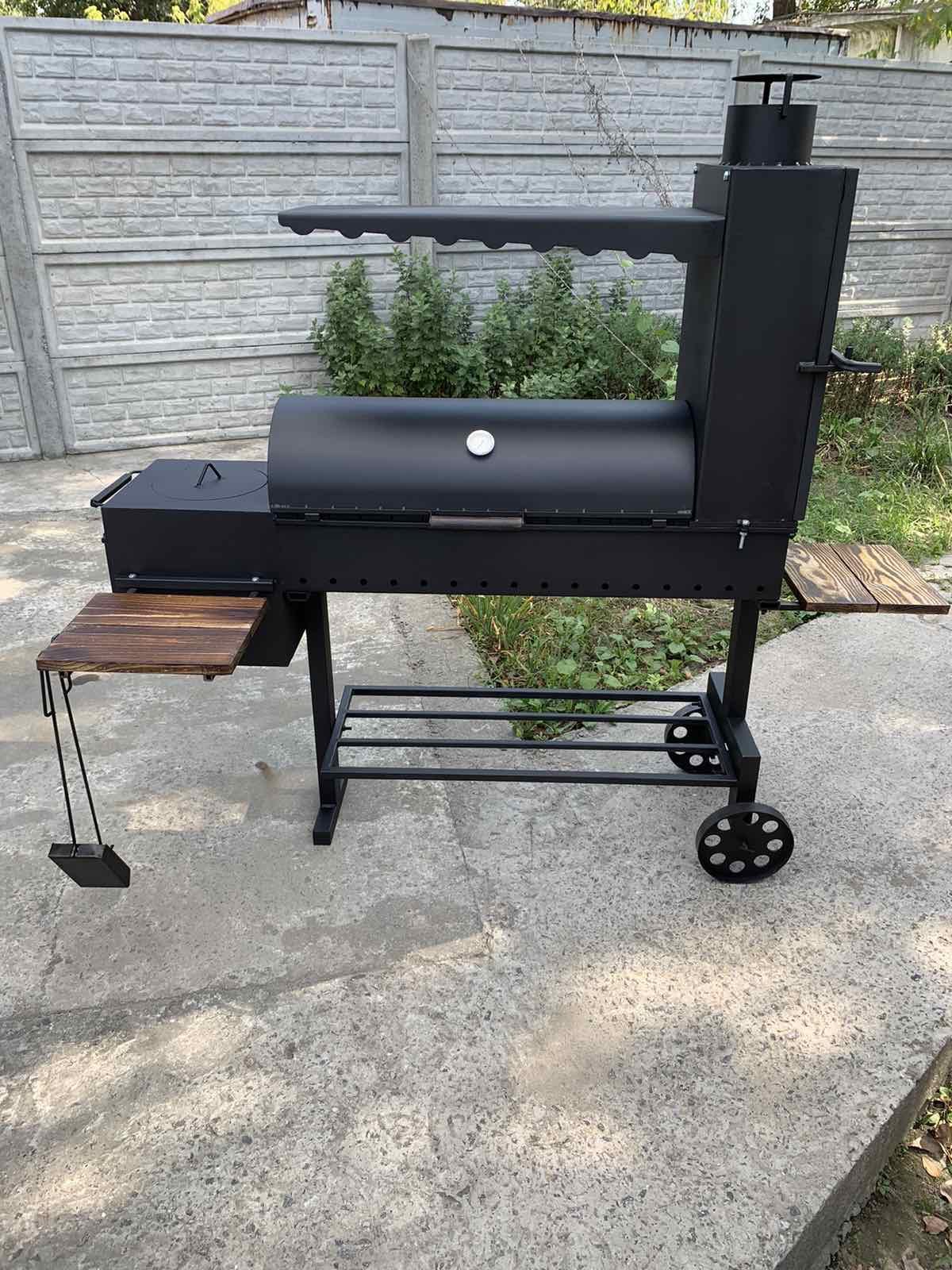 Мангал-барбекю Tiger з коптильнею (22870006) - фото 3 Мангал-барбекю Tiger з коптильнею (22870006) - фото 3